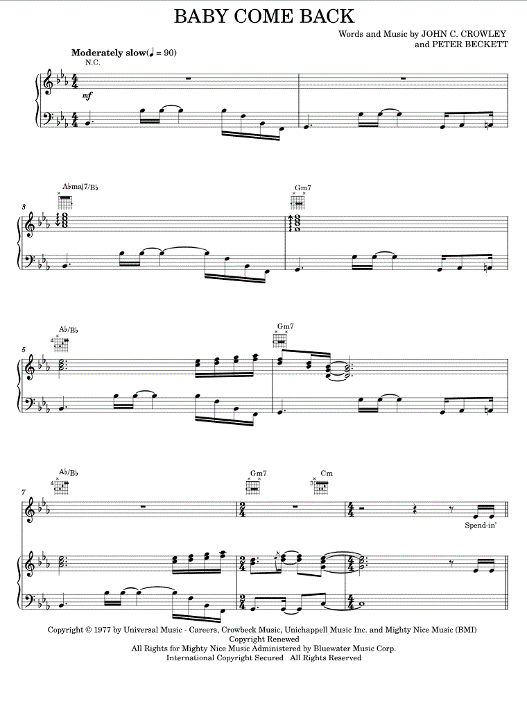 Sheet Music